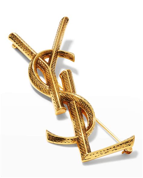 ysl snakebite|ysl snake textured brooch.